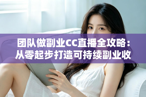 团队做副业CC直播全攻略：从零起步打造可持续副业收入的实战指南