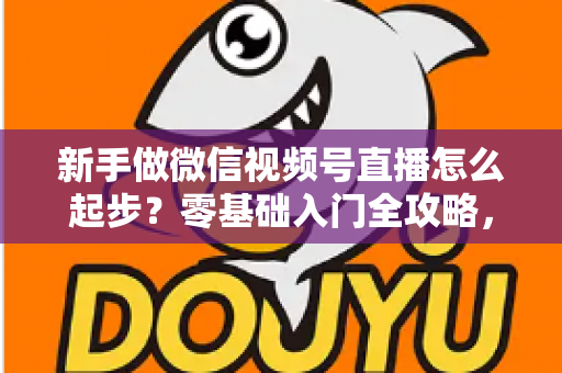 新手做微信视频号直播怎么起步？零基础入门全攻略，助你从0到1开启首播