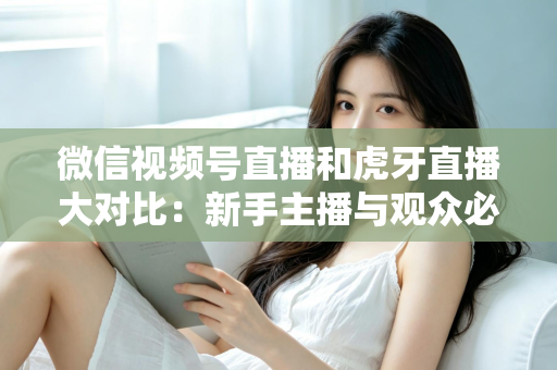 微信视频号直播和虎牙直播大对比：新手主播与观众必读的平台选择全攻略