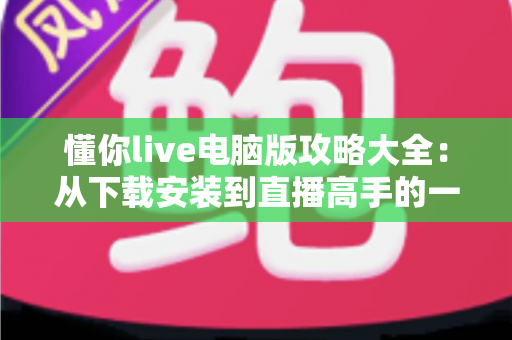懂你live电脑版攻略大全：从下载安装到直播高手的一站式实用指南